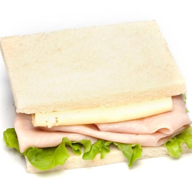 TRAMEZZINO WITH COOKED HAM, CHEESE AND MAYONNAISE - 2,50 €